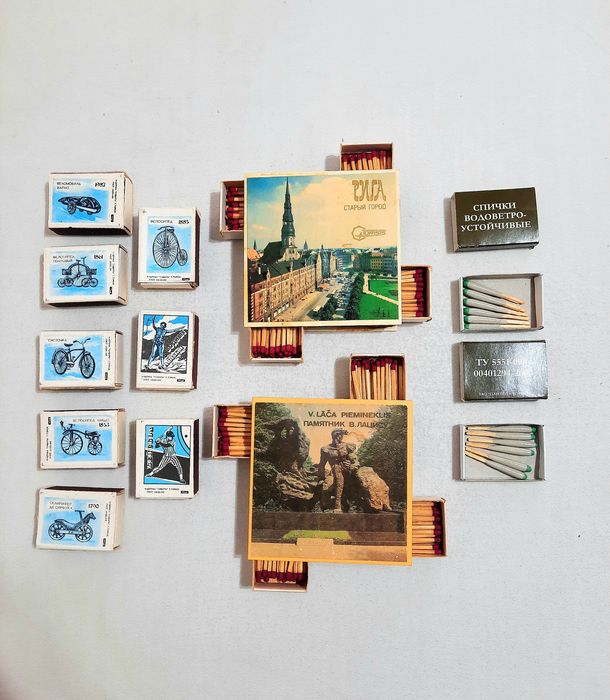 Спички разные советские