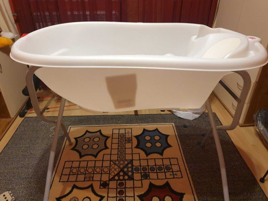 Анатомична вана OK Baby - Onda + метална стойка за модела OK Baby