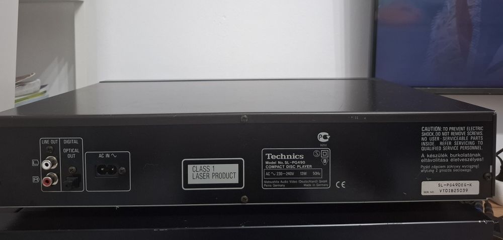 CD Player Technics SL-PG490