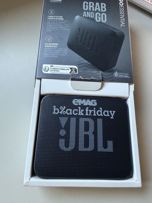 JBL GO Essential 2 Black (boxa portabila)