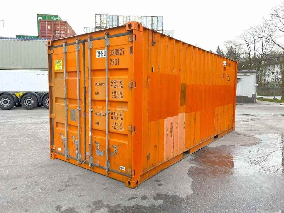 Container de construcții folosit, de 6 metri