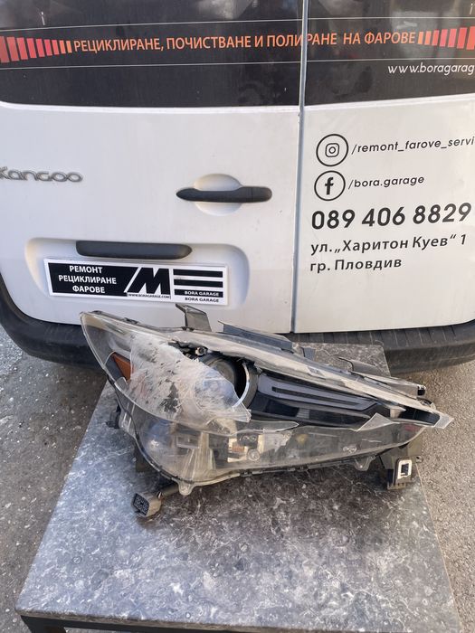 Mazda cx3 cx5 ремонт рециклиране фар фарове