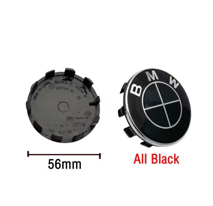Capace fixe jante BMW 56mm 68mm Alb Albastru Negru Aniversar E60 E90 F01 F10 F30 F36 F15 F16 G05 G20 G30 G11 G12