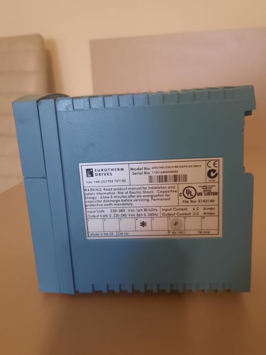 Invertor/convertizor frecventa  Eurotherm 650-0.25 kw,alimentare 220v