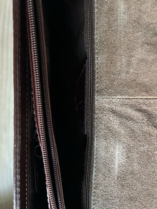 Мъжка кожена чанта за лаптоп и документи Visconti