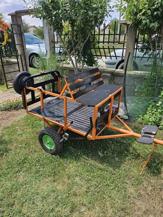 Мотокултиватор Premium с ремарке