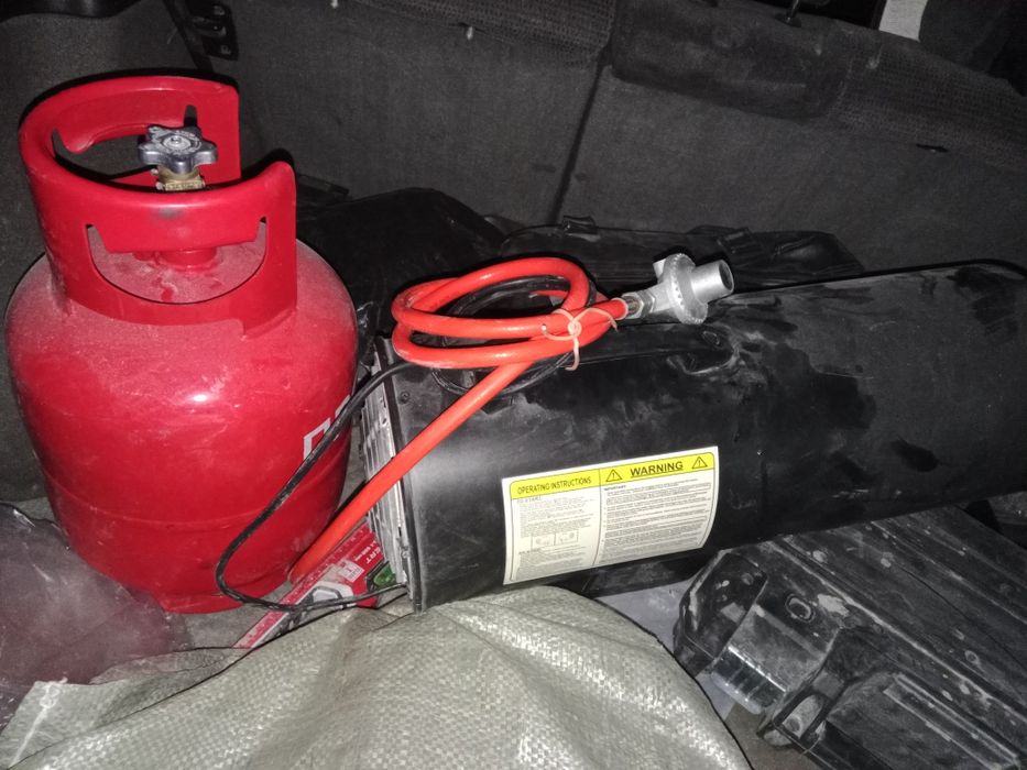 Пушка с газовой балоном