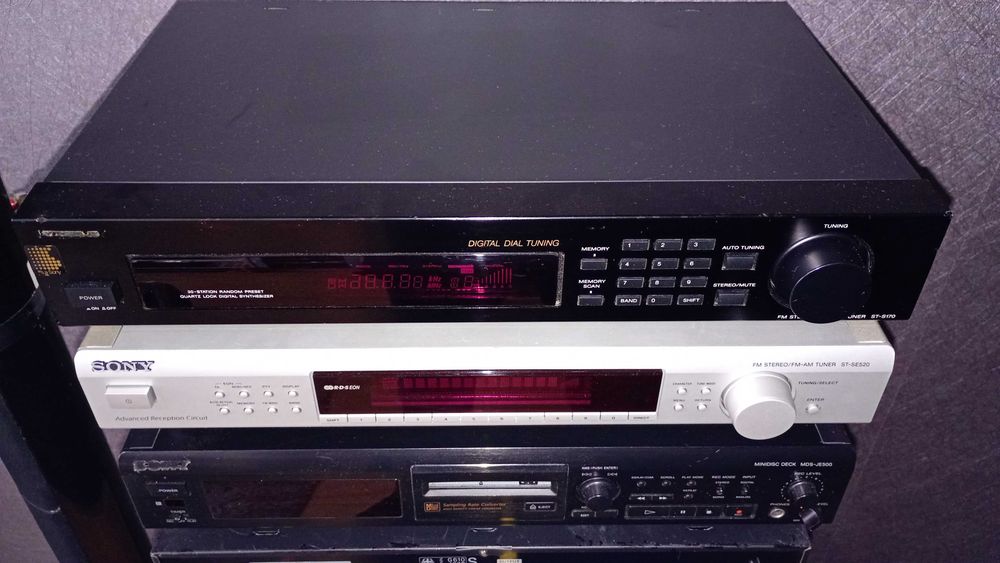 ОБЩА ЦЕНА Sony minidisc тунер мини диск tuner сони минидиск mini disc за ремонт!
