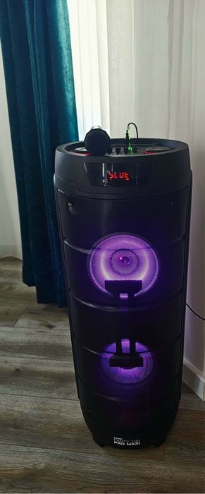 Boxă Portabilă E-BODA Party 200 Pro Maxi cu Microfon – Ca Nouă / Puțin folosită