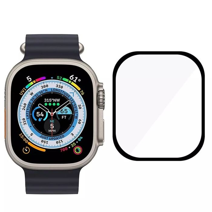 5D Протектор за Apple Watch Ultra 49mm / Watch 8 45 / 41 7 6 5 4 SE