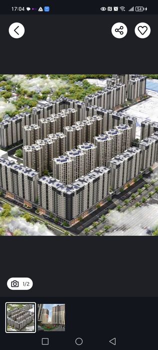 2 хонали квартира 55, 95км