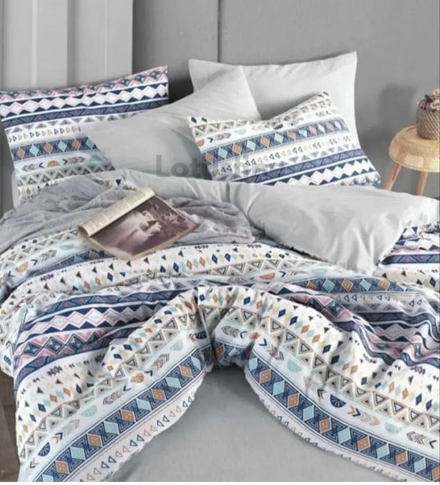 Lenjerie pat dublu din bumbac