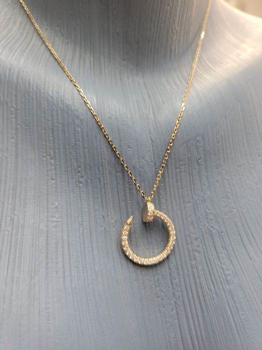 Колие -Розово- CARTIER Juste un clou 36 брилянта