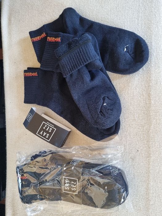 Pachet 6 perechi sosete Thermal, albastru. Unisex. Noi