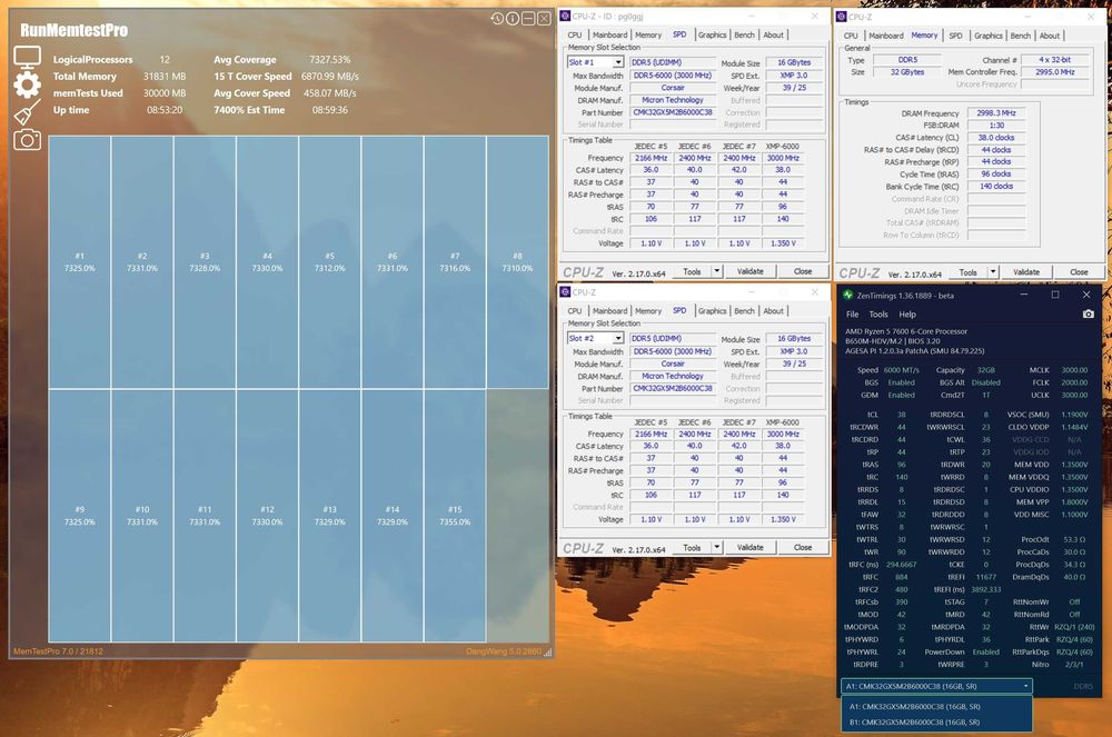 Memorie Corsair si Kingston 32GB/64GB, DDR5 5600MHz/6000MHz