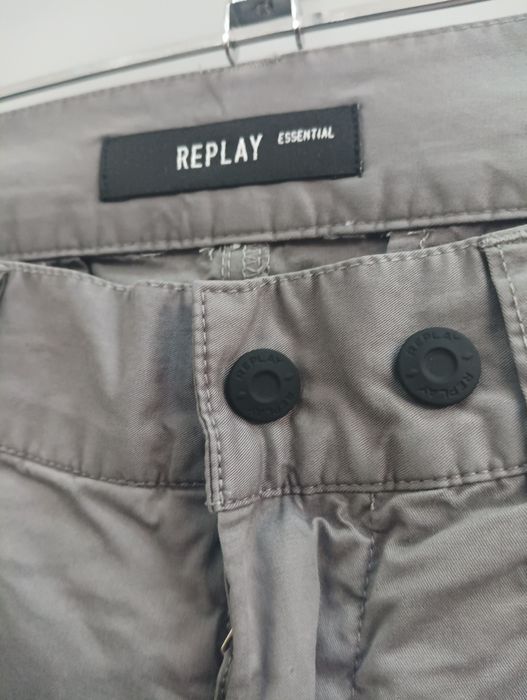 Нов оригинален карго панталон Replay W33 мъжки с джобове реплей