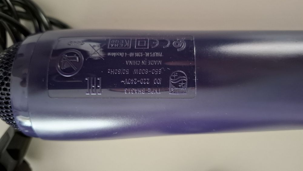 Perie cu aer cald Philips Seria 3000 BHA313/00, 800W