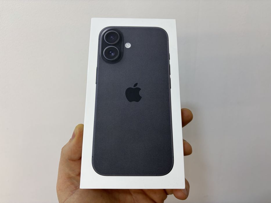 Iphone 16, 128 GB, Black, nou la cutie
