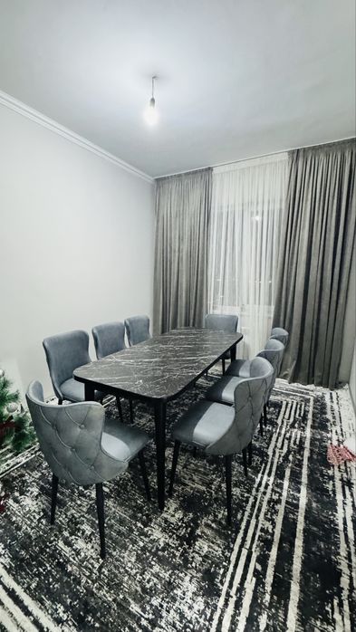 Стол стул 8 кишилик