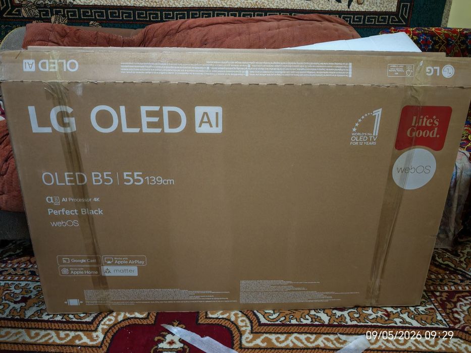 LG OLED55B5RLA
Тип телевизора технология OLED
Модельный год