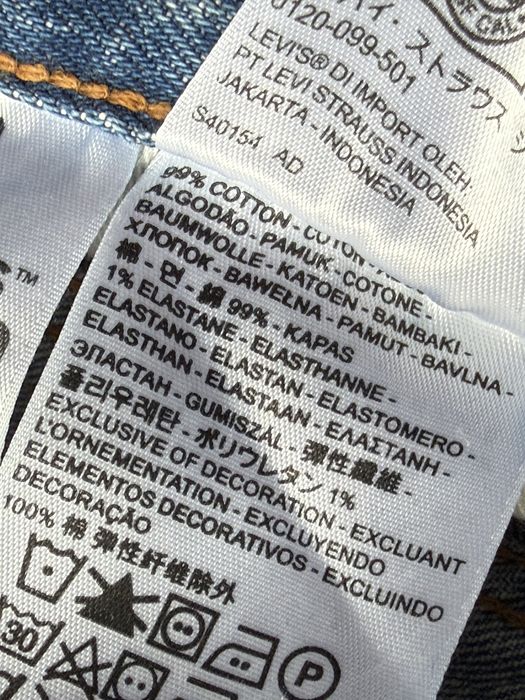 Blugi LEVIS 501 Albastru Barbati | Marime 48 x 34 (Talie 123 cm)