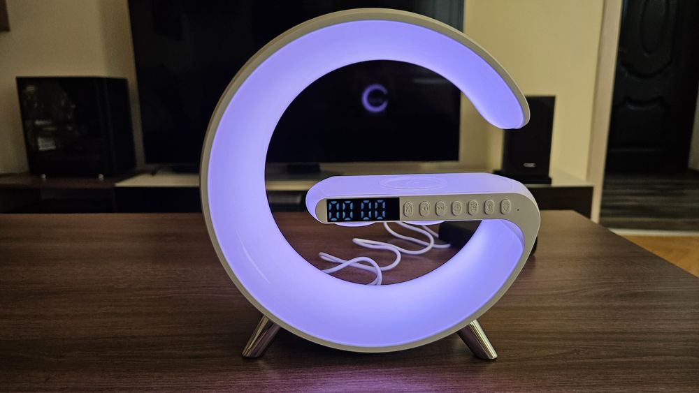 G shape блутуут колонка и wireless charger 15W