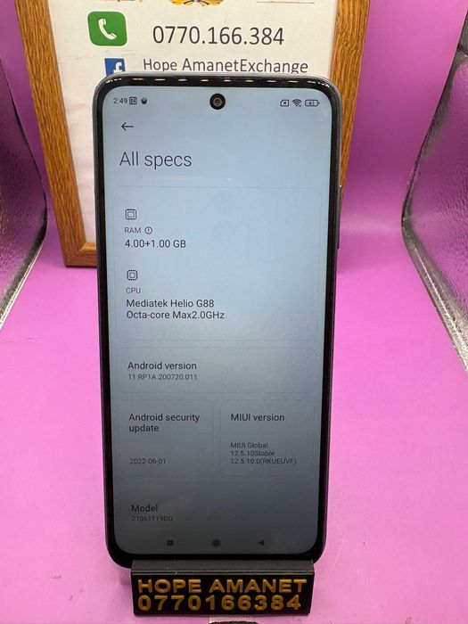 HOPE AMANET P2-Redmi 10 64GB/4 RAM