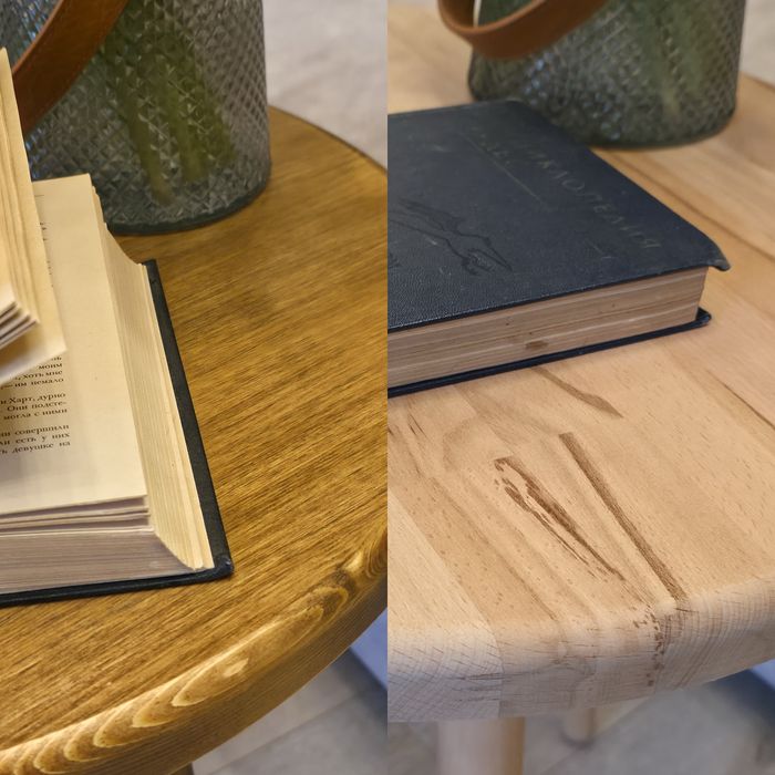 Деревянный журнальный стол