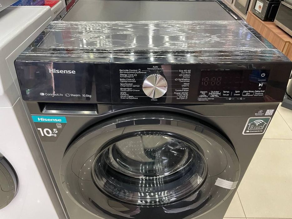 Стиральная машина Hisense (10.5кг) INVERTER+Steam Connect Life
