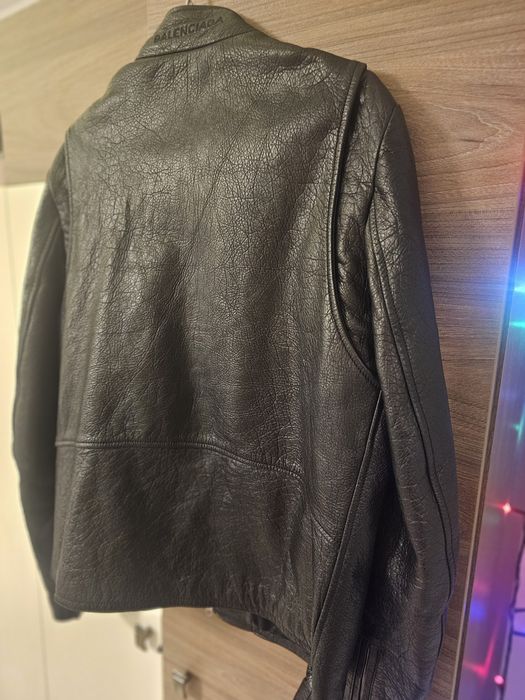 Geaca de piele Balenciaga