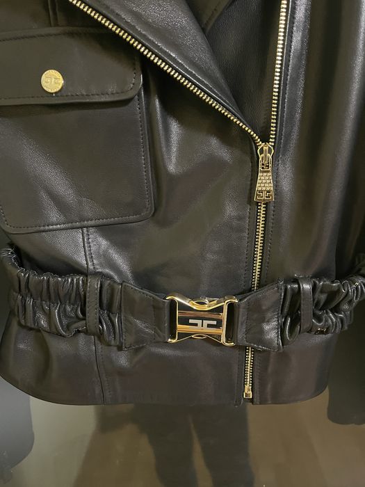 Естествена кожа яке -Elizzabeta Franchi