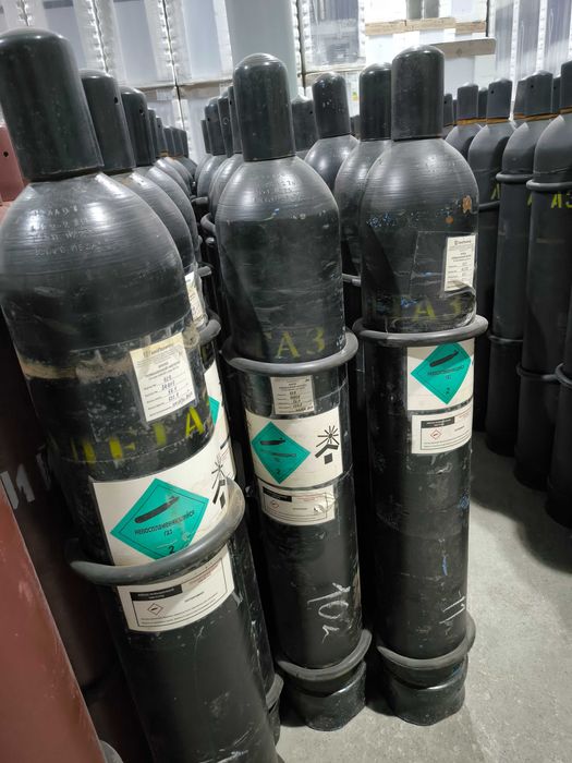 Элегаз высокой чистоты 5.0 (99,999%) и 6.0 (99,9999%) в 40л баллоне