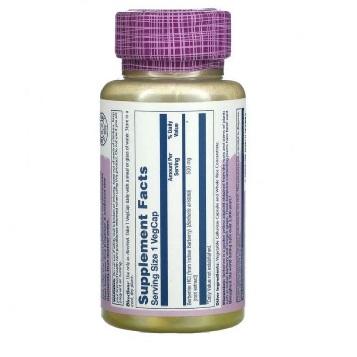 Берберин из Индийского барбери,Solaray Berberine from indian Barberry.