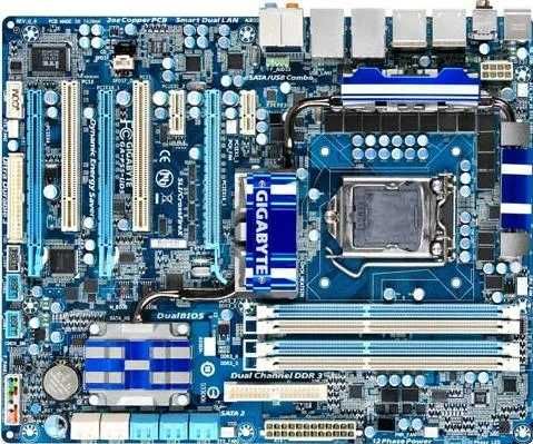 Материнская плата gigabyte GA-p55-ud5