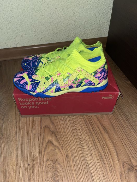 ghete de fotbal puma neymar multicolor