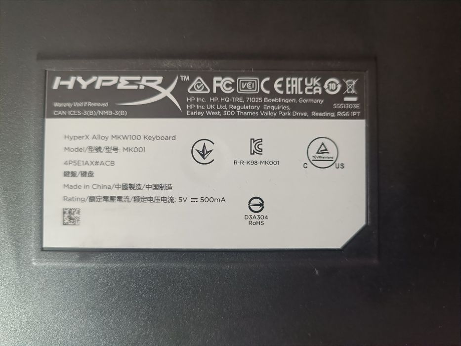 Клавиатура hyperx