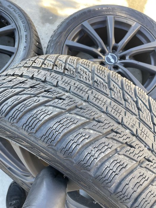 Оригинални джанти за Grand cherokee BROCK 20’’ 5x127 8.5J et56 със зимни гуми 275 45 20