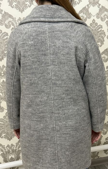 Серый женское Пальто