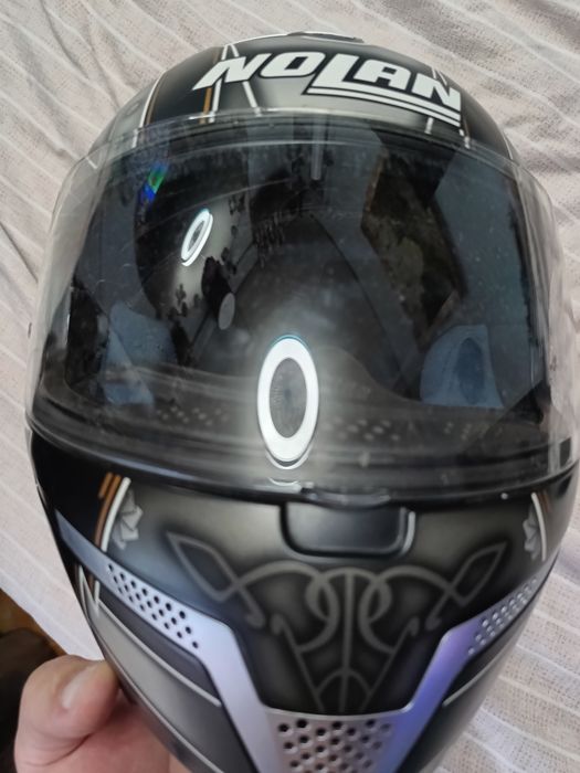 Cască,moto,motor, motocicletă. Marca Nolan