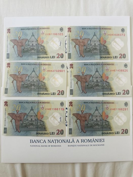 Bacnote Ecaterina detin mai multe serii unice