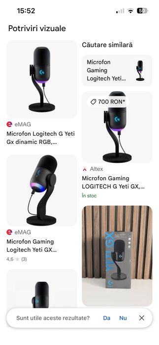 Microfon Logitech Yeti GX