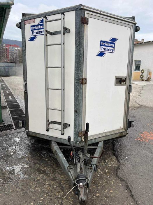 Затворено Ремарке 3500кг Ифор Уилямс Ifor Williams Box Нов Внос Англия