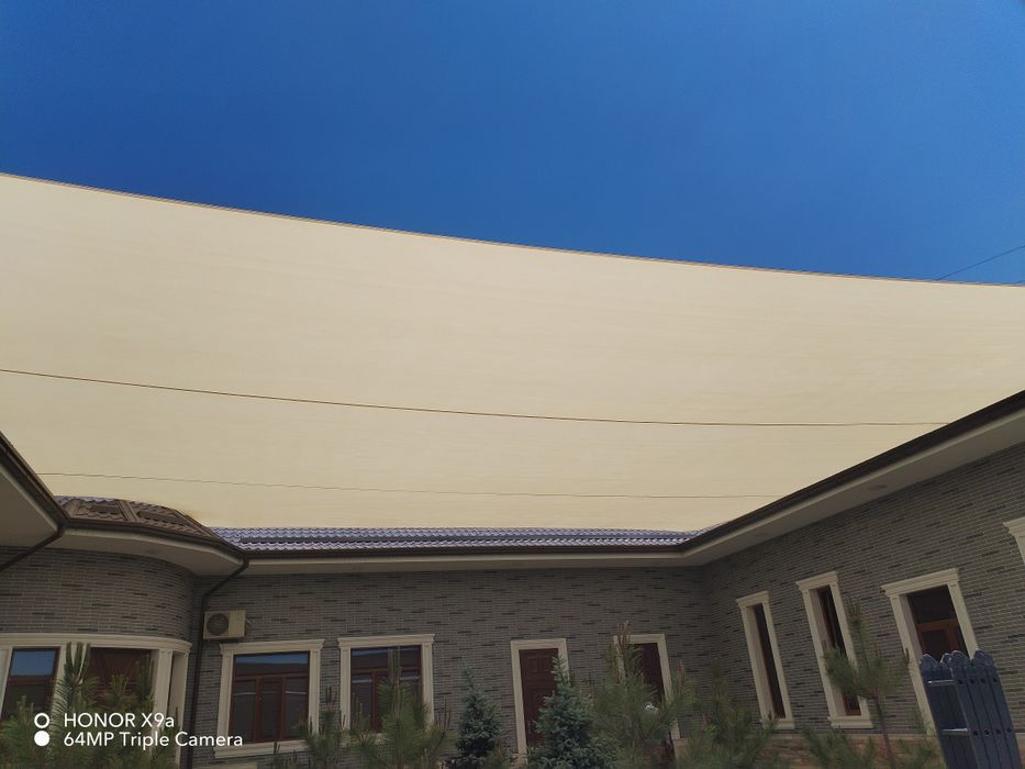 Тент соя сетка урнатиш  обшивка бассейн навес йопиш банер соя