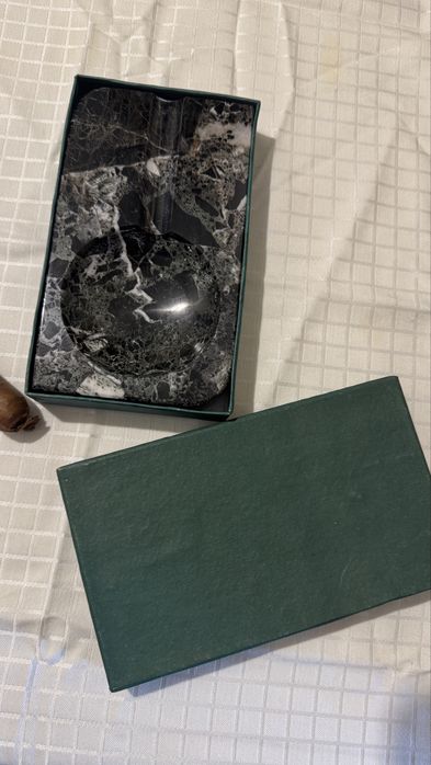 Пепелник за пура - мрамор - оникс