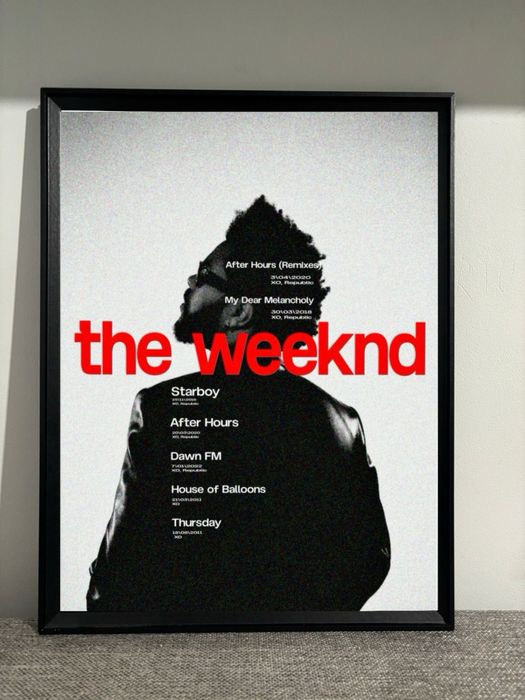 Tablou The Weeknd All Albums
