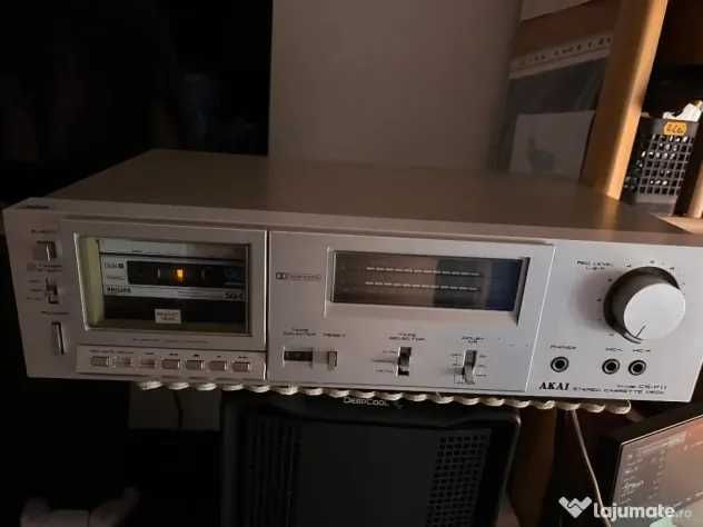 Vând deck casetă Akai CS-F11 – servisat mecanic, stare buna