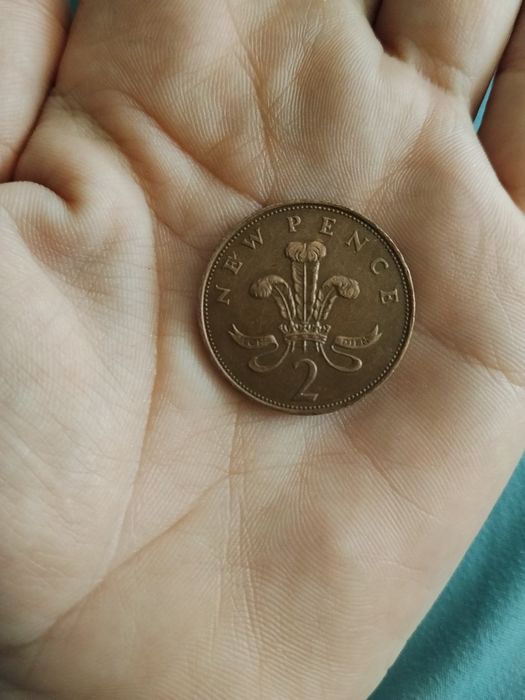 2 пенса 1971г.Кр.Елизабет