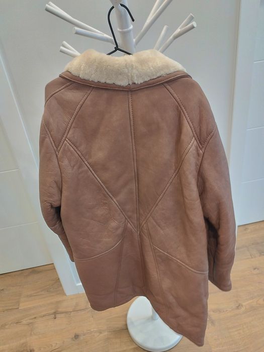 Мъжки кожух естествена кожа