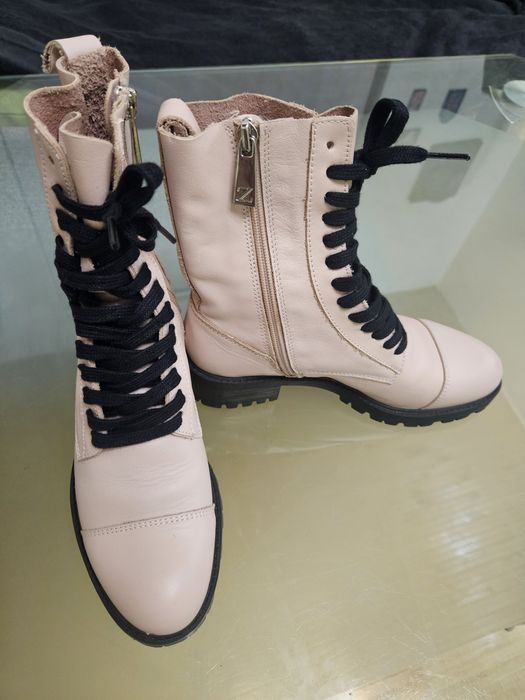 Нови боти ZARA естествена кожа