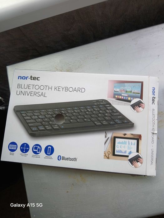 Безжична клавиатура, Nor tec, Цвят черен